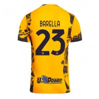 Camisa de Futebol Inter Milan Nicolo Barella #23 Equipamento Alternativo 2024-25 Manga Curta